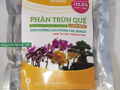 Phân Mindro trùn quế- 36 túi / gói- chuyên cho hoa phong lan